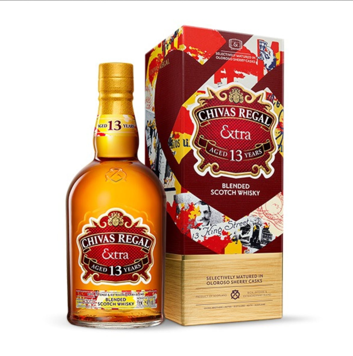 CHIVAS REGAL EXTRA 13 AÑOS 750 ML - Bodega Mi Amiga