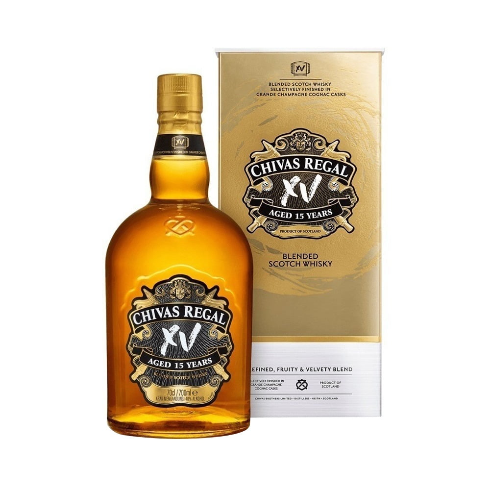  15 Years ウイスキー 750ml CHIVAS REGAL XV 15 AÑOS 750ML - Bodega Mi Amiga
