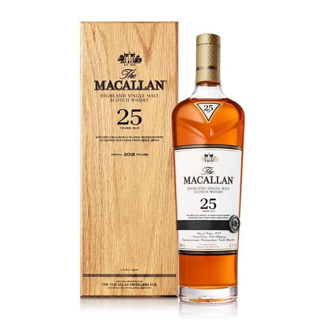 the macallan 25 años sherry cask 700 ml - Bodega Mi Amiga