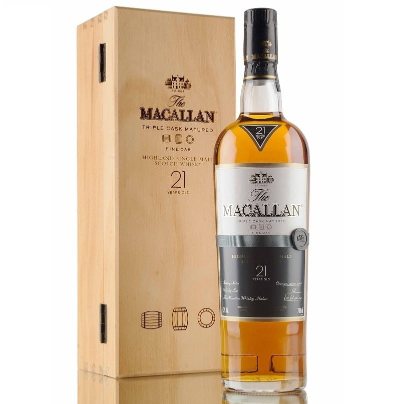 the macallan 21 años 700 ml - Bodega Mi Amiga