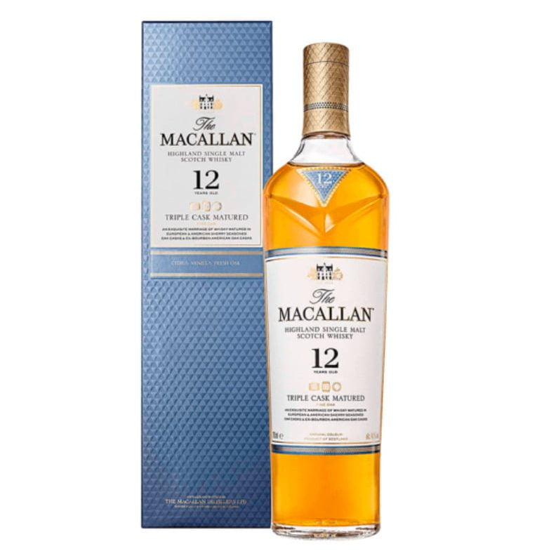 the macallan triple cask 12 años 700 ml - Bodega Mi Amiga