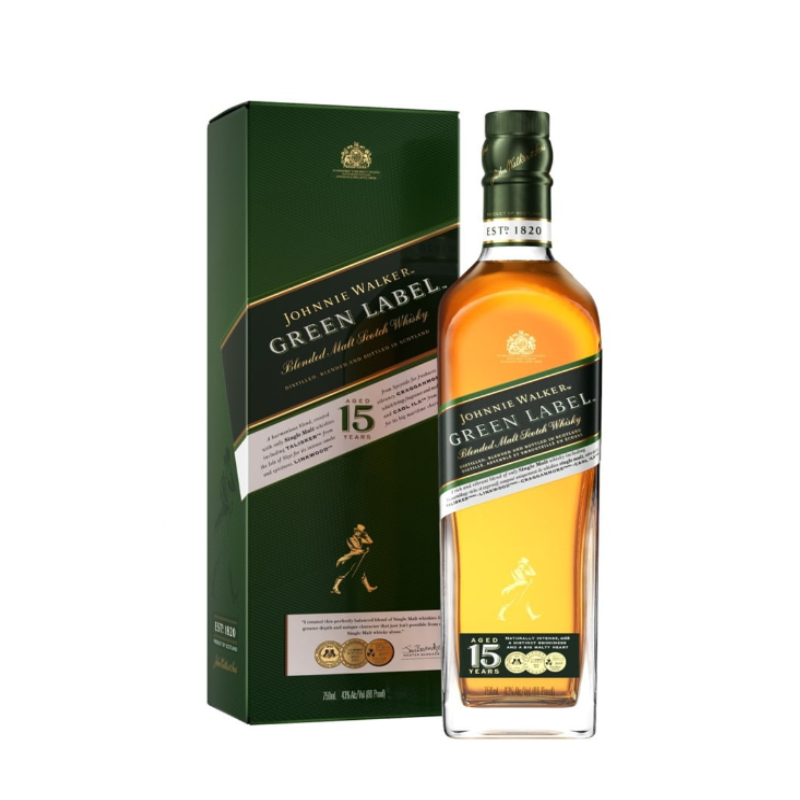 JOHNNIE WALKER GREEN 750 ML - Bodega Mi Amiga
