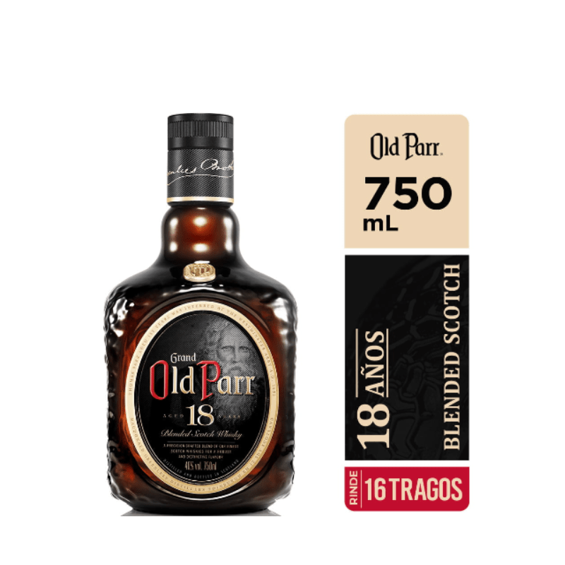 OLD PARR 18 AÑOS 750ML - Bodega Mi Amiga