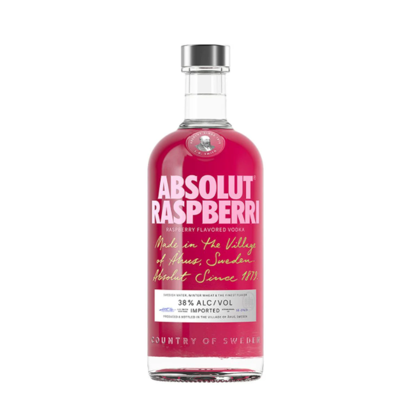 ウイスキー ABSOLUT VODKA 750ml 50% ABSOLUT VODKA RASPBERRY 750 ML - Bodega Mi Amiga