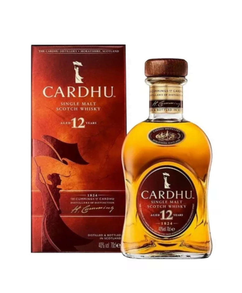 CARDHU SINGLE MALT WHISKY 12 AÑOS 700 ML - Bodega Mi Amiga