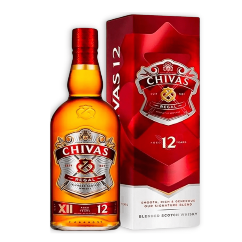 CHIVAS REGAL 12年 CHIVAS REGAL 12 AÑOS WHISKY 1000 ML - Bodega Mi Amiga