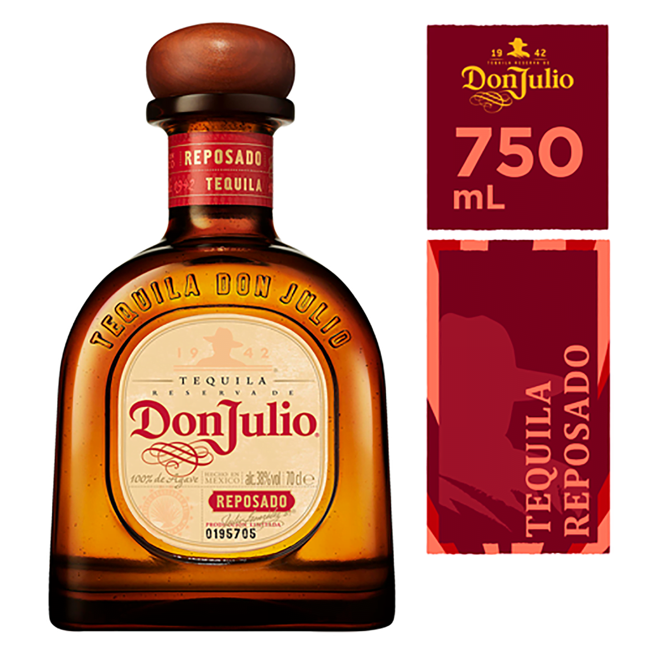 DON JULIO REPOSADO 750 ML - Bodega Mi Amiga