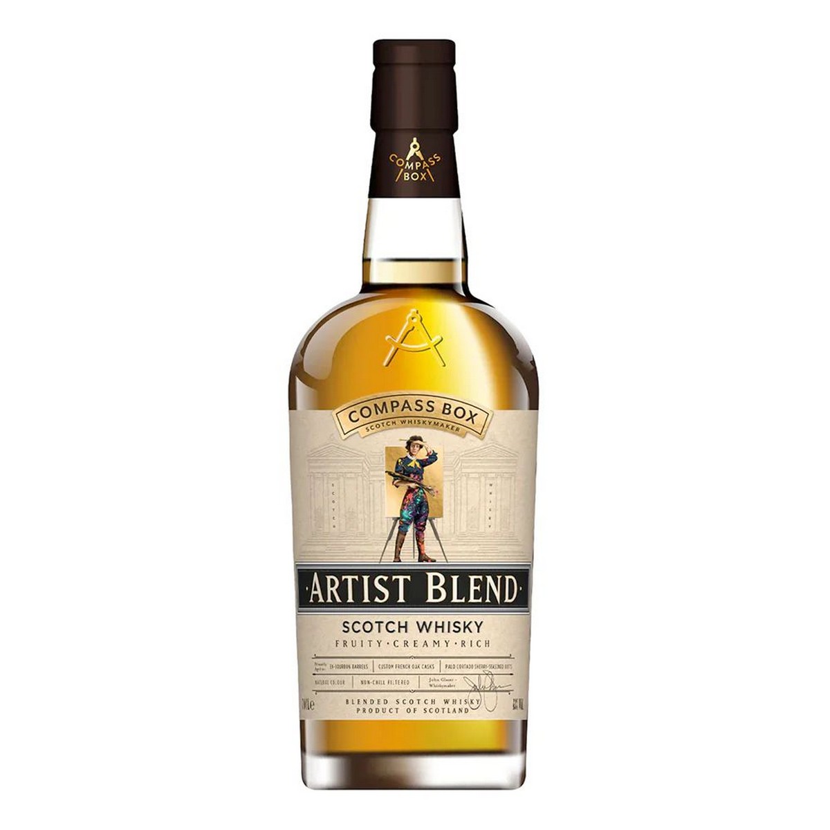 COMPASS BOX ARTIST BLEND WHISKY 700 ML - Bodega Mi Amiga
