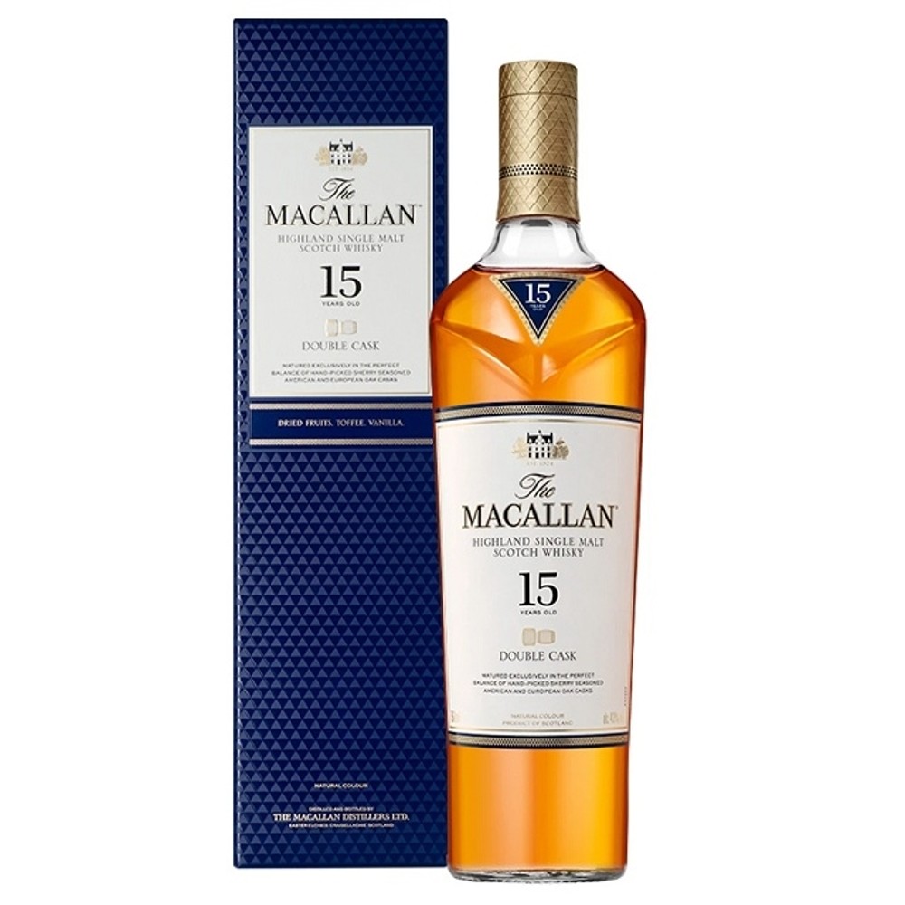 THE MACALLAN 15YO DOUBLE CASK 700ML - Bodega Mi Amiga