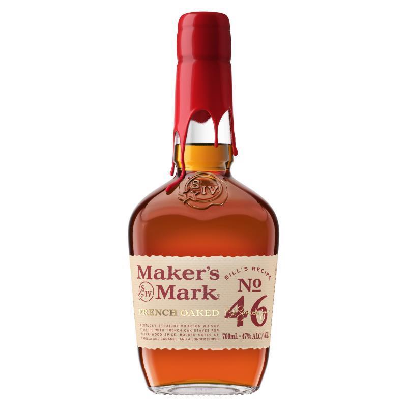 MAKERS MARK NO 46 FRENCH OAKED KENTUCKY BOURBON WHISKY 700 ML