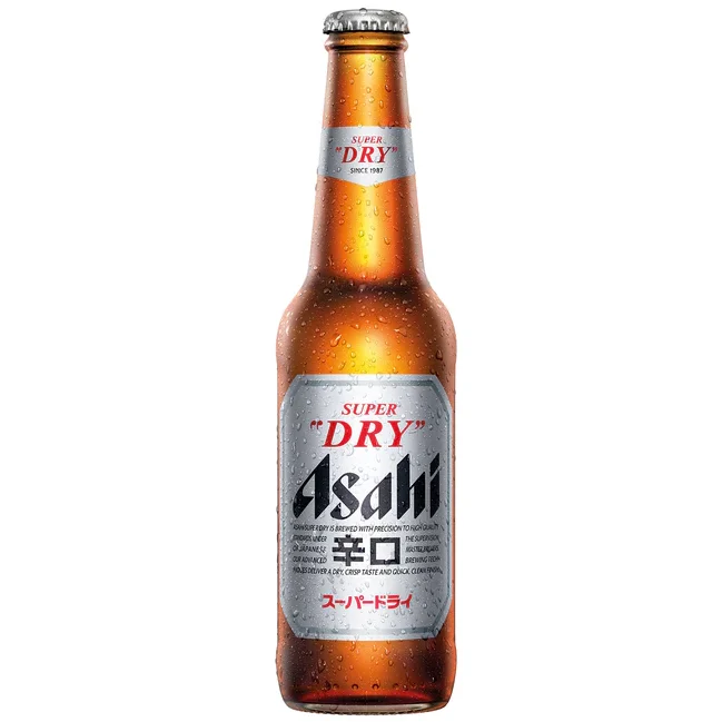 ASAHI SUPER DRY BEER BOTELLA 355 ML - Bodega Mi Amiga