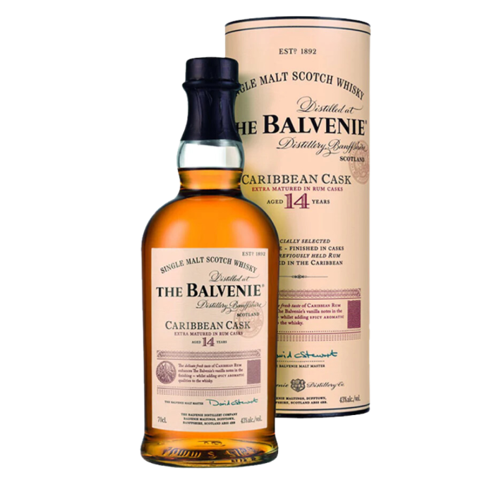 BALVENIE 14 YEARS CARIBBEAN CASK 700ML - Bodega Mi Amiga