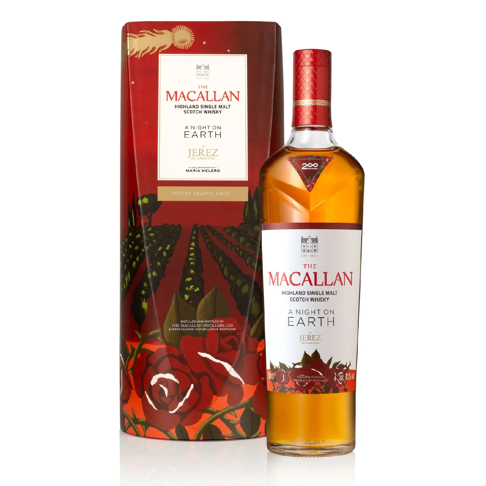 【正規品】MACALLAN EARTH JEREZ 700ml 43% THE MACALLAN A NIGHT ON EARTH IN JEREZ 700 ML - Bodega Mi Amiga