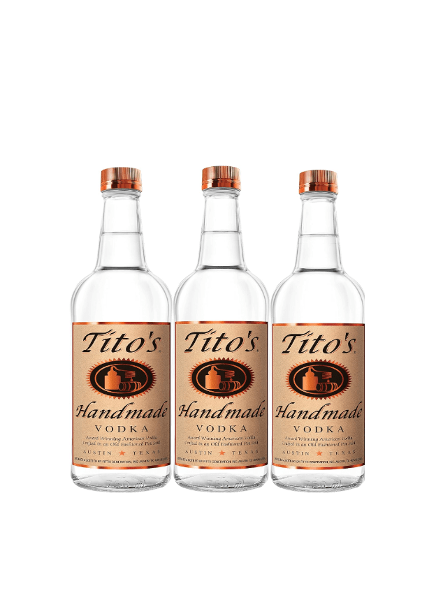 TITO´S VODKA 750ML (3 BOT) - Bodega Mi Amiga