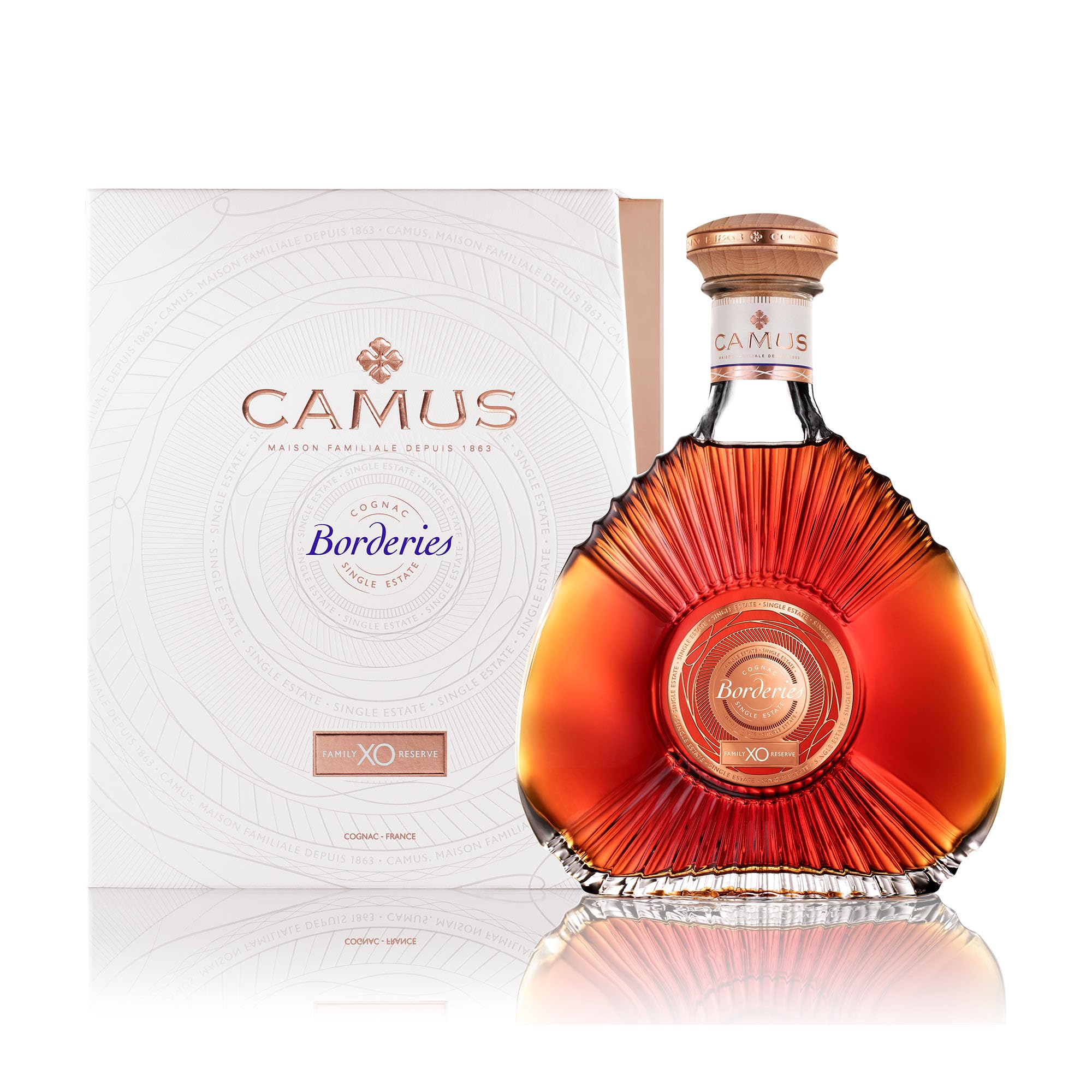 CAMUS XO BORDERIES FAMILY RESERVE COGNAC 700ML - Bodega Mi Amiga