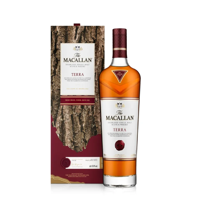値下げThe Macallan Terra 43.8% ウイスキー THE MACALLAN TERRA HIGHLAND SINGLE MALT SCOTCH WHISKY 700ML
